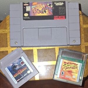 Gray Game Cartridge for Super Nintendo